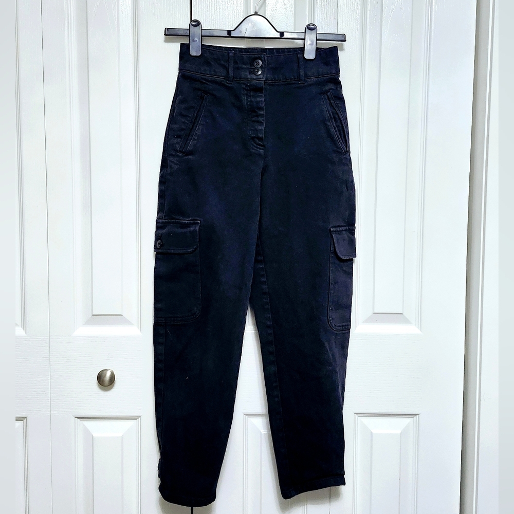 Wilfred Free Black Cargo Pants, Women Size 0